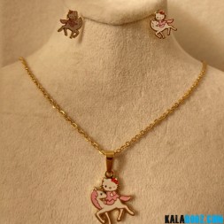 نیم ست استیل بچه گانه کیتی