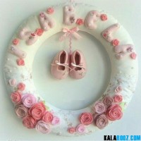 آویز حلقه اسم نمدی