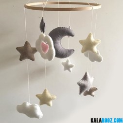 آویز نمدی گهواره