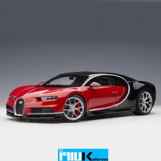 ماکت فلزی بوگاتی چیرون Bugatti Chiron Italian Red / Nocturne Black