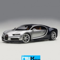 ماکت فلزی بوگاتی چیرون Bugatti Chiron 2017 Silver AUTOart 70992